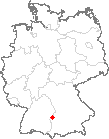 Karte Bächingen an der Brenz